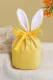 Yellow Easter Bunny Ears Velvet Bag Gift Box Sugar Box Wedding Wedding Candy Box