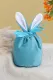 Sky Blue Easter Bunny Ears Velvet Bag Gift Box Sugar Box Wedding Wedding Candy Box
