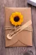 Vintage Kraft Paper Dry Flower Creative Diy Holiday Greeting Card