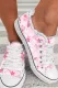 Spring Cherry Blossoms Graphic Daily Canvas Shoes