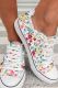 Bright Flowers Graphic Daily Canvas Shoes