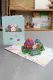 Easter Greeting Card Rabbit Eggs Creative 3d Three-dimensional Festival Blessing Handmade Paper Carving Card