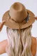 Silver Dangle Embroidery Decor Classic Jazz Bowler Hat