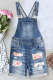 Floral Casual Cowboy Straps Denim Overall