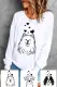 Custom Personalized Pet Graphic Crew Neck Pullover Sweatshirt
