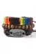 Pride Month Rainbow Colorful Woven Bracelets