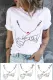 Custom Personalized Valentine's Crew Neck Pullover T-shirt