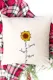 Custom Personalized Mother's Day Sunflower Letter One-sided Printing Linen Throw Pillow Covers