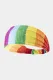 Rainbow Headbands for Costume, Workout, Sports, Pride Parade