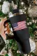 American Flag Print Straw Handle Insulate Cup 40oz