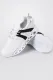White Non Slip Walking Tennis Blade Type Fashion Sneakers