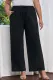 Solid Knot Shift Casual Plus Size Pants