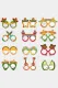 Mexican Summer Themed Birthday Party Funny Glasses