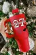 Personalized Custom Heart Baseball Name Graphic 304 Stainless Steel Double Tumbler Insulated Cup