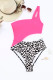 Leopard Cut-out Bodycom Party One Pieces Swimsuits