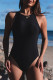 Ruffle Backless Bodycom Party One Pieces Swimsuits