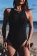 Ruffle Backless Bodycom Party One Pieces Swimsuits