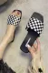 Checkerboard Casual Slippers
