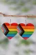 Pride Moon Rainbow Earrings