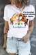 Custom Rainbow Moon Lover Name Graphic T-shirt