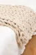 Chunky Knit Large Throw Blanket