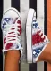 American Flag Slippers Canvas Shoes