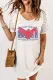 LAND OF THE FREE BECAUSE OF THE BRAVE Graphic T-shirt Dress