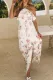 Floral Knot Flared Casual Dresses