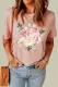 Floral Round Neck Casual T-Shirts