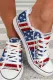 American Star Flag Graphic Daily Canvas Shoes