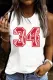 Custom Personalized Number Baseball Graphic Tank Tops