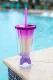 Double Layered Mermaid Fish Electroplated Straw Cup