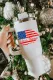 Personalized Custom Name American Flag Graphic 304 Stainless Steel Double Tumbler