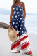 American Flag Casual Jumpsuits