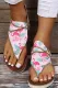 Flamingo Floral Daily Flip Flops Sandals