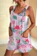 Flamingo Floral Casual Rompers
