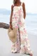 Summer Flamingo Graphic Casual Jumpsuits