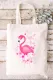 Flamingo Graphic Tote Canvas Bag