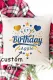 Personalization Happy Birthday Letter Pillow Case