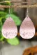 Pink Floral Ombre Dopt Earrings