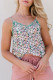 Embroidered Boho Floral Cami Tops