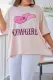 Plus Size Sequined COWGIRL Graphic T-Shirt