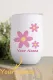 Personalized Custom Name Floral Stainless Steel Tumbler