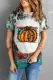 Tie-Dye Pumpkin Graphic Crewneck T-shirt
