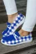 Plaid Daily Flat Canvas Shoes