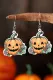 Halloween Pattern Acrylic Drop Earrings