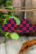 Checkerboard Red And Black Plaid Earrings