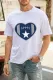 American Football Star Graphic Crew Neck Men's T-shirt