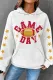 GAME DAY American Football Graphic Pocket Drawstring Casual Hoodie