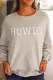 HOWDY Graphic Drop Shoulder Sweatshirt